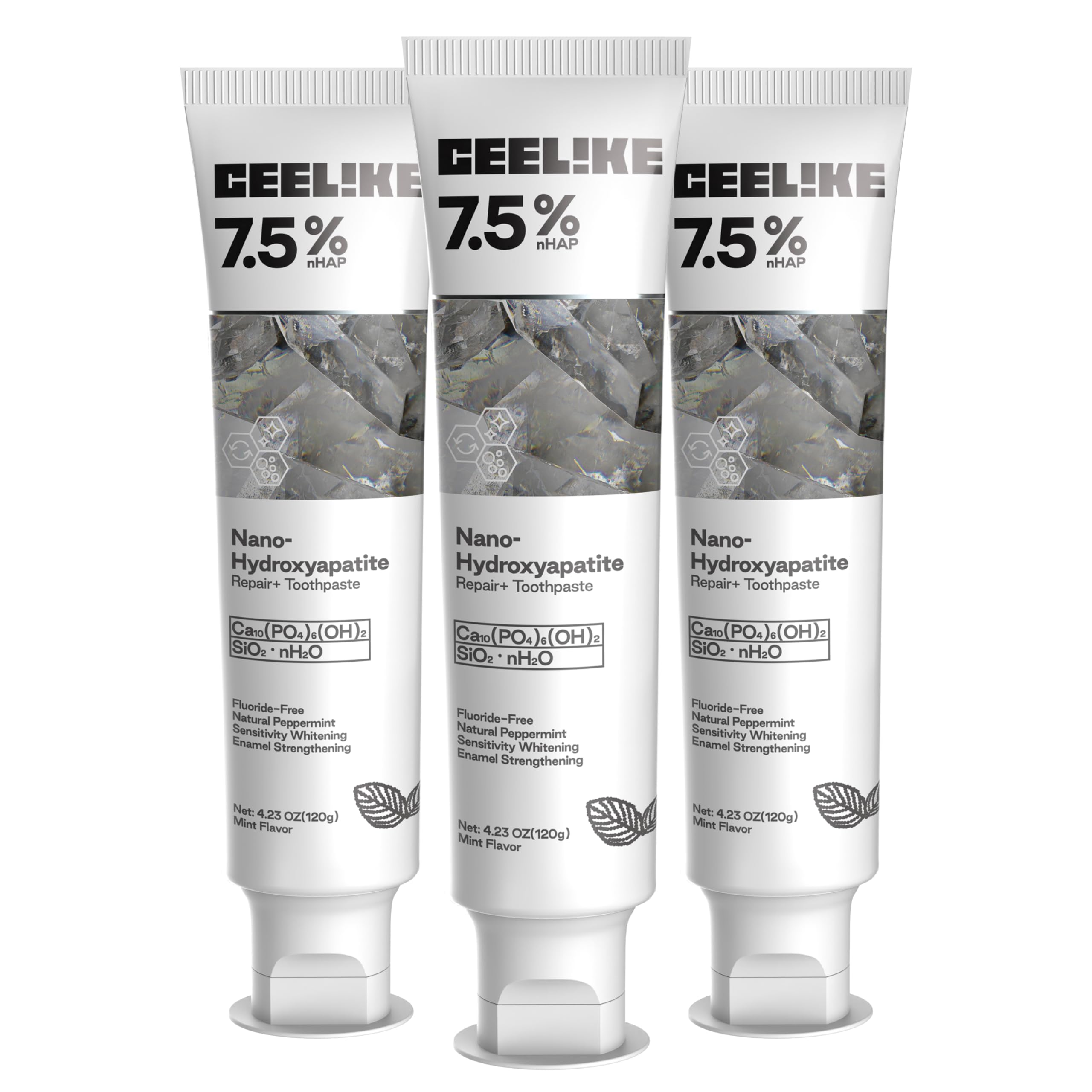 Amazon.com : CEELIKE 7.5% Hydroxyapatite Toothpaste – Strengthens